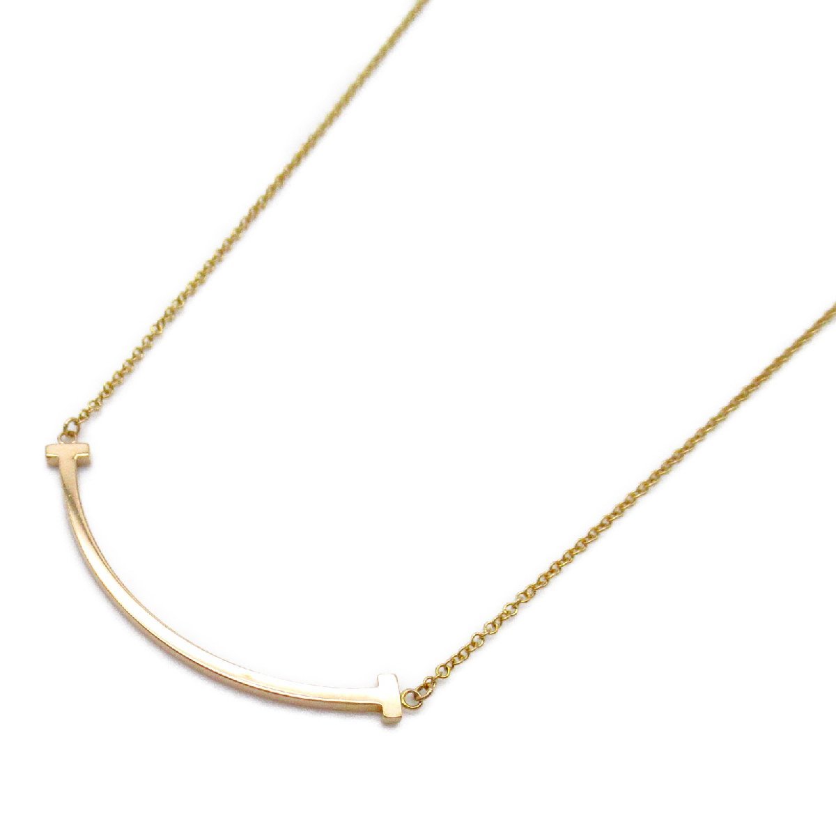 TIFFANY&CO ティファニー ネックレス Tスマイル ネックレス スモール