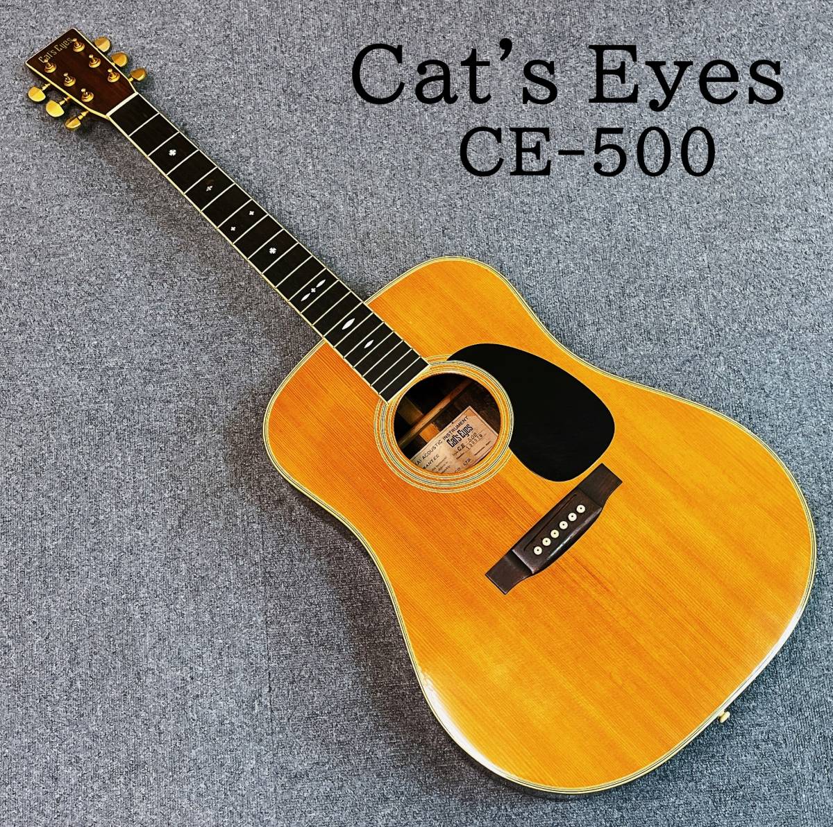 キャッツアイCE-500 アコースティックギター-