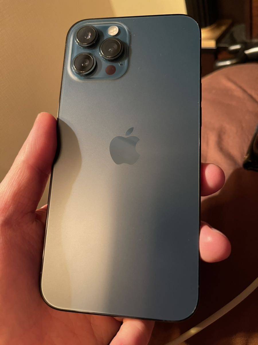 SIMフリー iPhone12 pro max 256GB パシフィックブルー 残債無し