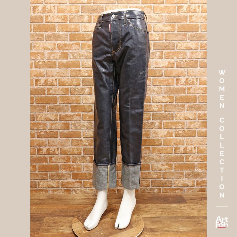 DSQUARED2/IT38サイズ/S72LB0411 Sailor Jean コーティング カフ