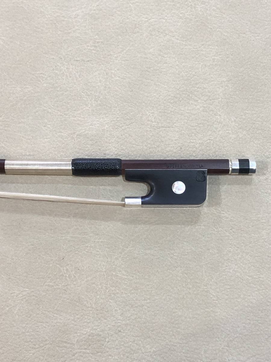  contrabass bow [ musical instruments shop exhibition ] Germany made [ STEFFEN KUHNLA ] new goods! regular price 308,000 jpy! auction limitation special price .!