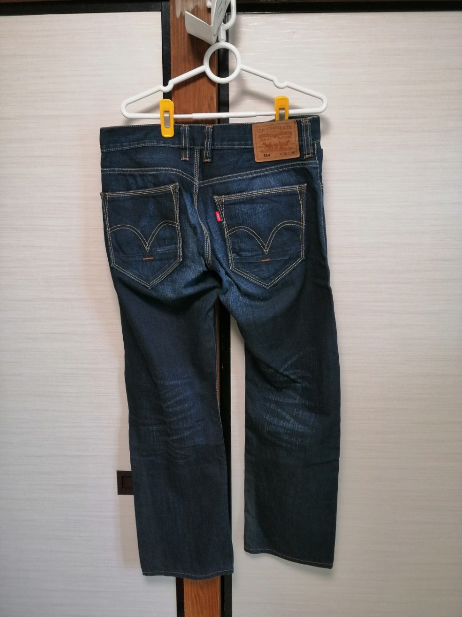 11 送料込 美品 デニムパンツ Levi''s 514 W32 L30 LEVI STRAUSS&CO_画像2