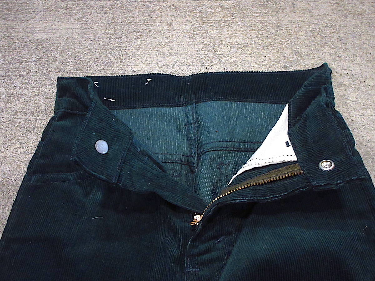 ビンテージ70's●DEADSTOCK Levi's446-1539ボーイズコーデュロイパンツ緑size 11●230417c6-k-pnt-ot-w22 1970sリーバイス