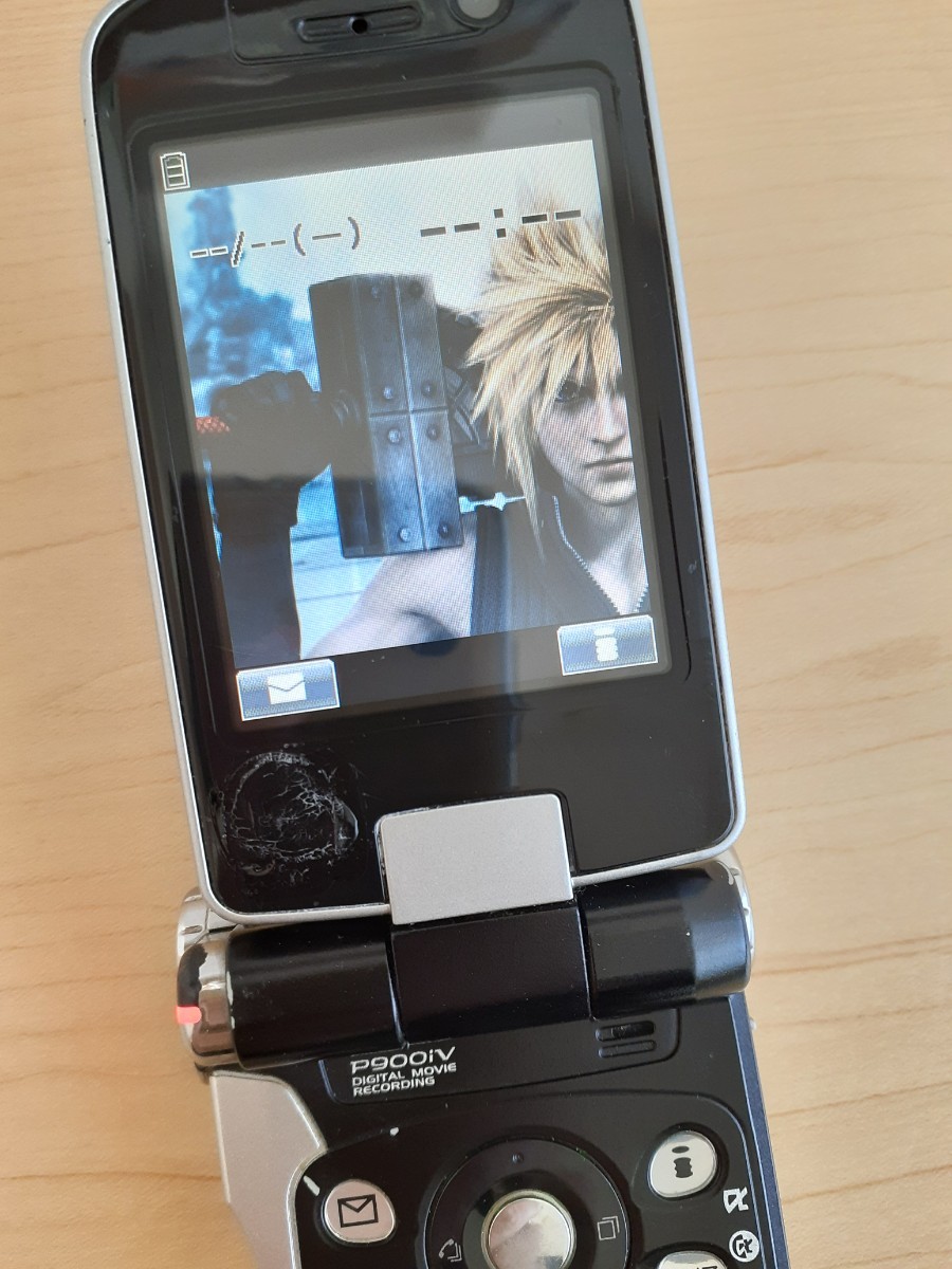 FOMA P900iV クラウドブラック ドコモ 携帯電話