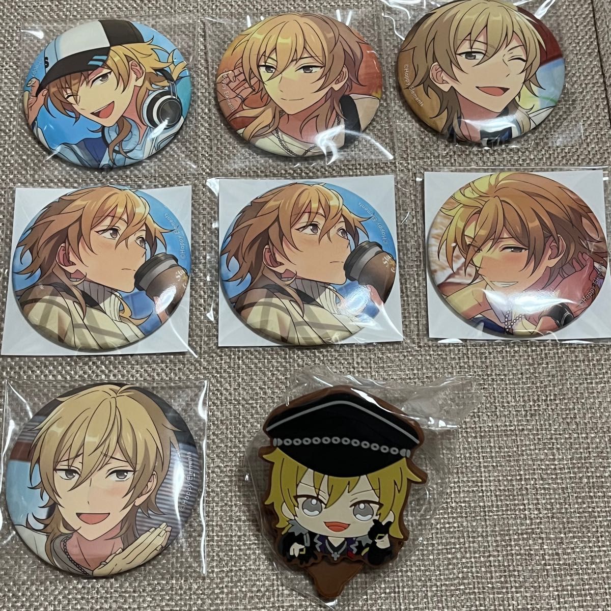 あんさんぶるスターズ あんスタ 缶バッジ イベコレ テーマスカウト フィーチャー のっかりラバークリップ 羽風薫 薫