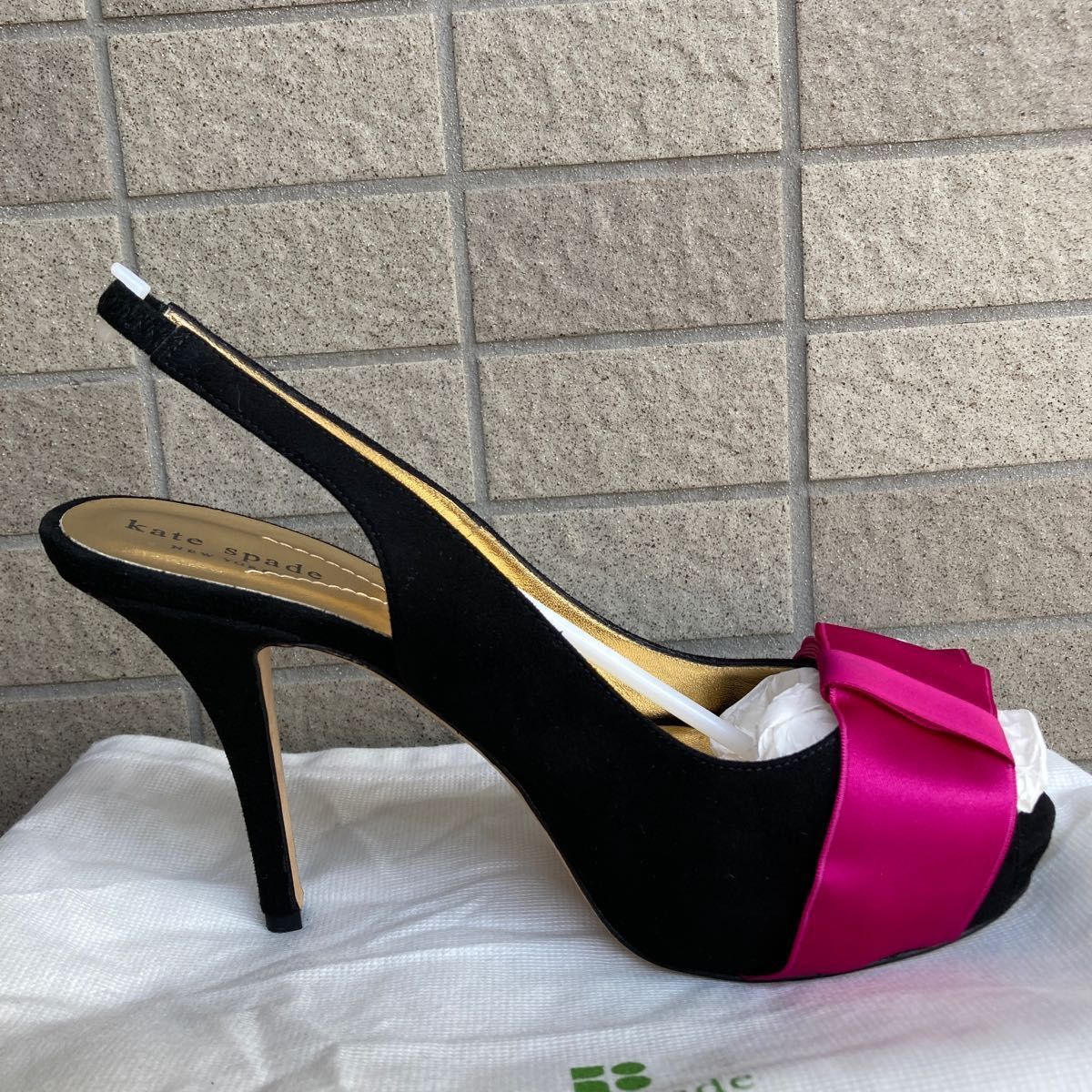 ケイトスペードニューヨーク　ピンヒールオープントゥーパンプス 靴　シューズ　サイズ7 24cm