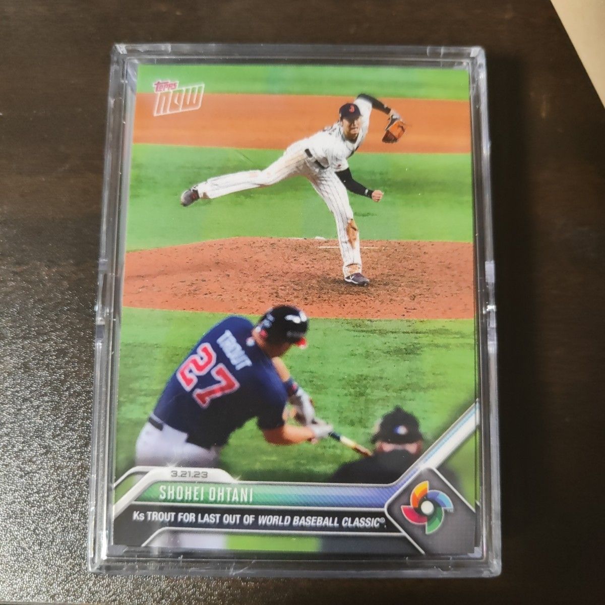 最大98％オフ！ 2023 TOPPSNOW WBC #71 マイクトラウト 大谷翔平 PSA10