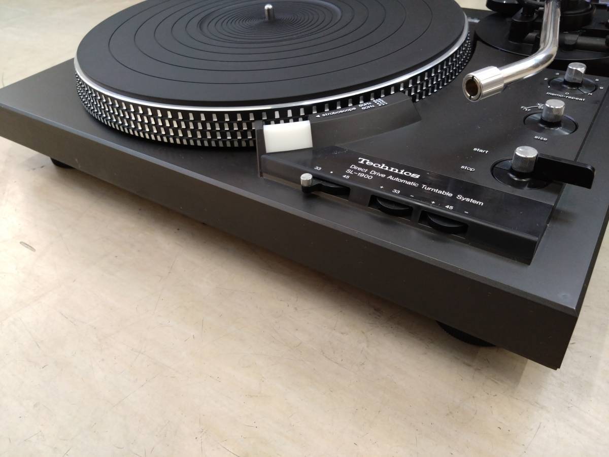 美品!送料込み!メンテナンス済 Technics SL-1900 動作良好 リピート