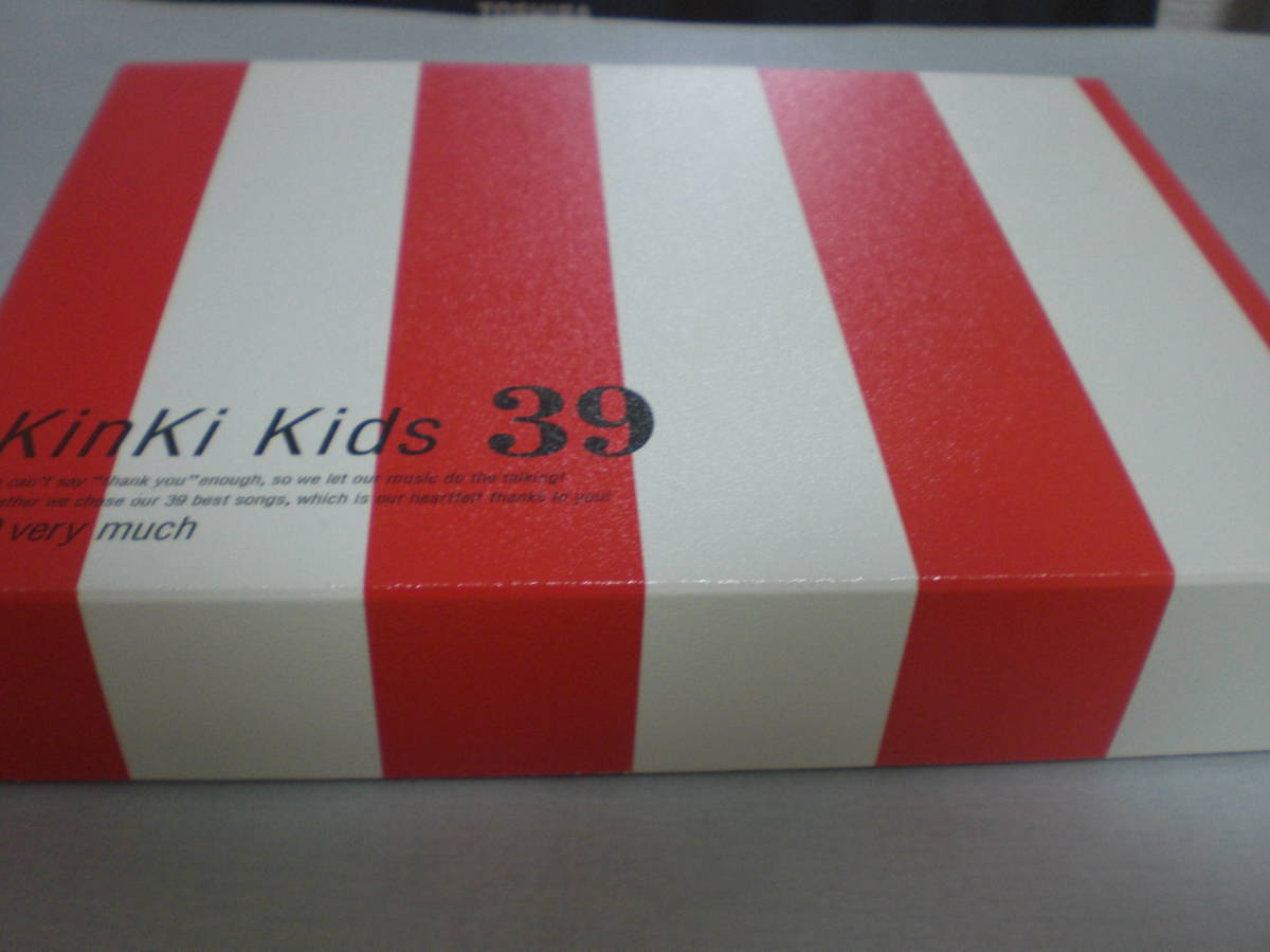 3CD+DVD KinKi Kids 初回生産限定盤ベストアルバム39 CDとDVDは美品