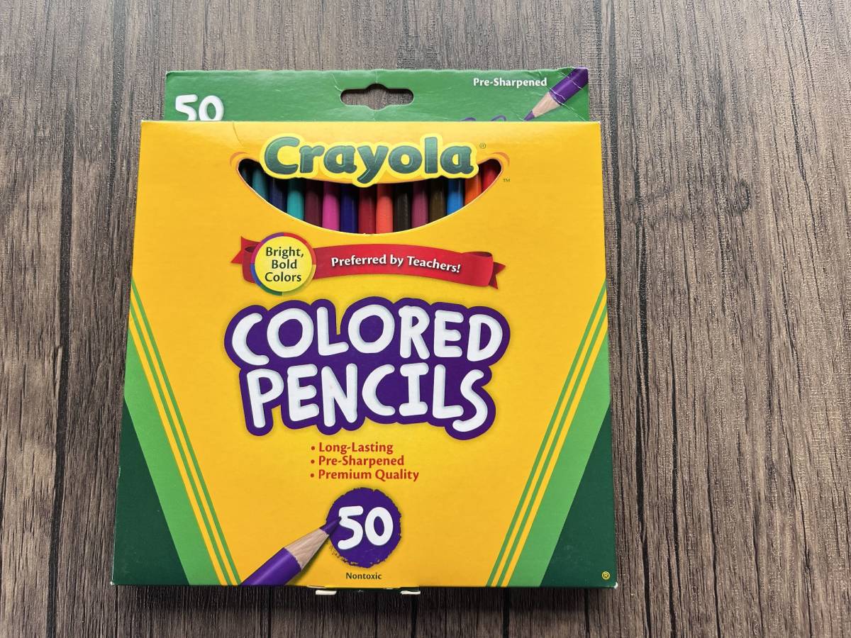 ☆未使用！ 【Crayola】 クレヨラ カラードペンシル 色鉛筆 50色Set ☆彡_画像1