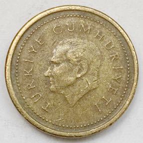 海外コイン　トルコ　5000リラ　1995年_画像2