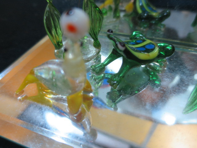 ：【やましな京都】「涼しげなガラスの置物F91」熱帯魚　可愛い　水槽_画像7