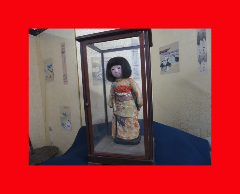 :即決【人形館】「市松人形B-98」衣装人形・市松人形.雛人形〝衣〟_良い市間です。