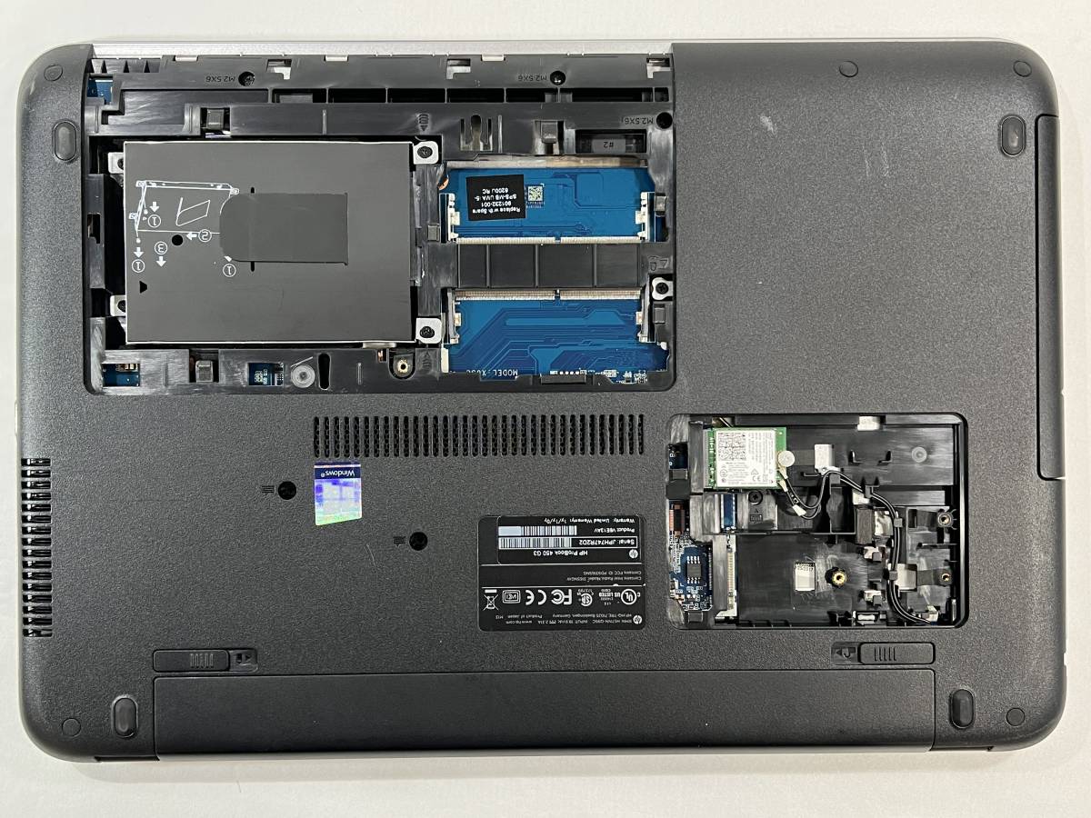 HP ProBook 450 HDD無 W01-0414 i5-6200U Core G3 ジャンク RAM無
