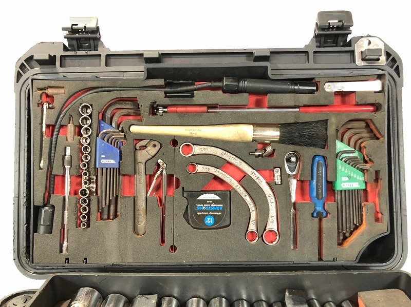 ペリカン アームストロング ツールボックス（米軍放出品） USMC ARMSTRONG PELICAN TOOL BOX 工具セット 米軍放出品の商品