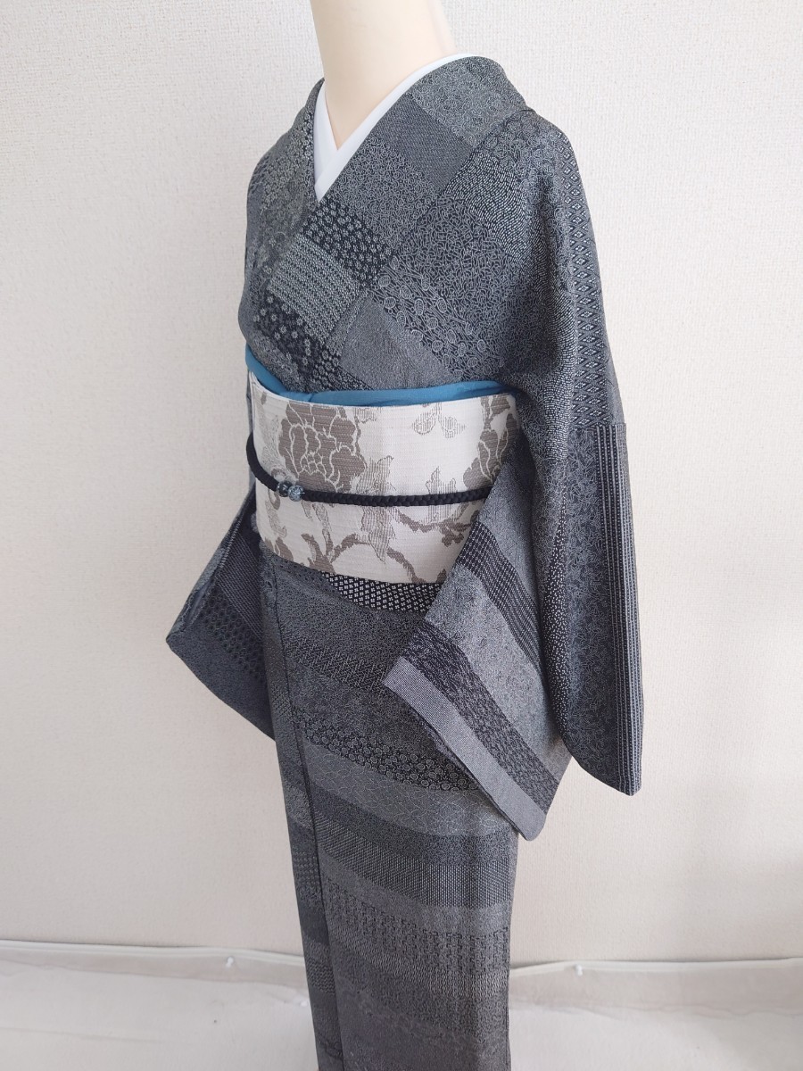 品質一番の ②スーパートールサイズ❣ 洗える万筋 身丈180 裄丈75