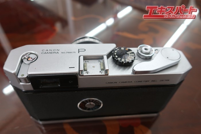 Canon P レンジファインダーカメラ ポピュレール Populaire LENS 50mm f/1.8 ケース付き 公田店_画像3