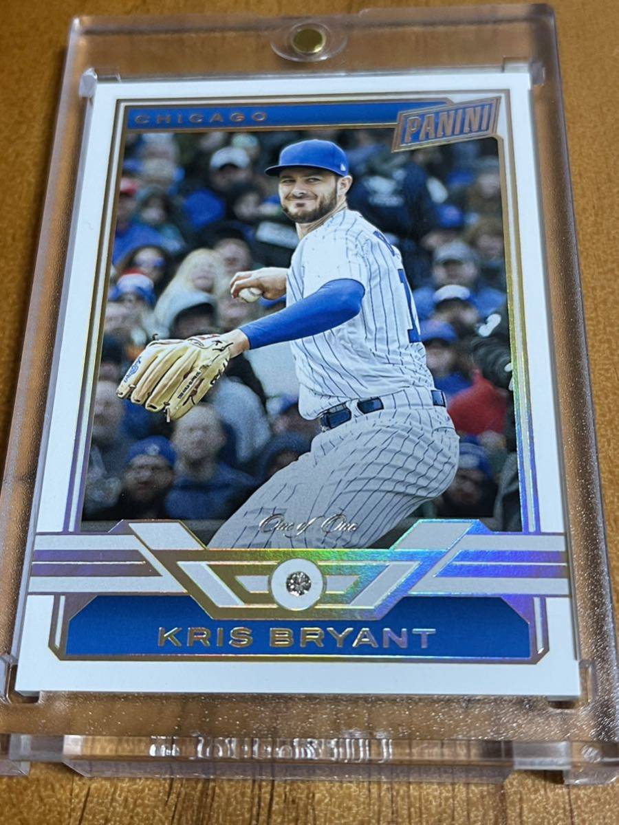 Kris Bryant クリスブライアント 本物のダイヤモンドカード 1/1 世界に
