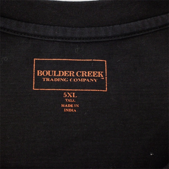 特大 SILVERADO RECORDS 半袖プリントTシャツ メンズUS-5XL TALLサイズ ブラック カントリーミュージックレーベル t-2374n_画像4