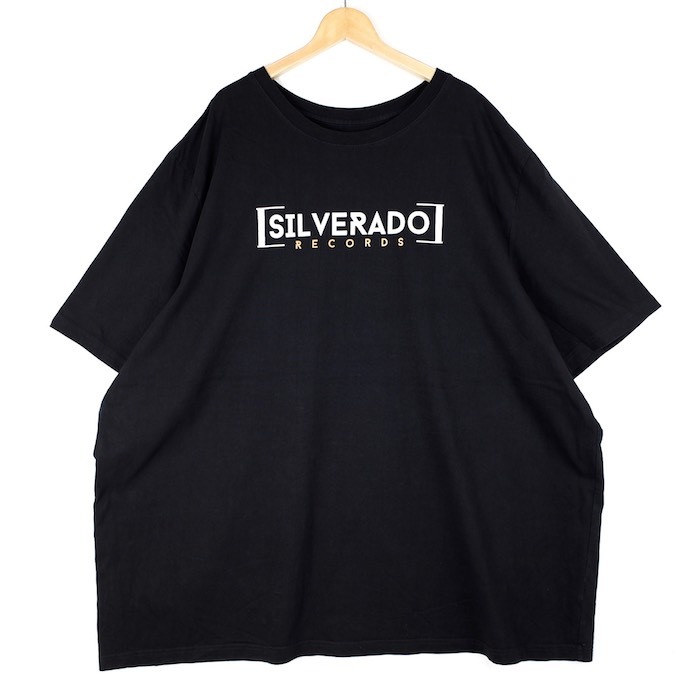 特大 SILVERADO RECORDS 半袖プリントTシャツ メンズUS-5XL TALLサイズ ブラック カントリーミュージックレーベル t-2374n_画像2