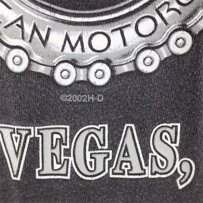00's USA製 ハーレーダビッドソン 半袖両面プリントTシャツ メンズUS-2XLサイズ ブラック オフィシャル ビンテージ t-2360n_画像9