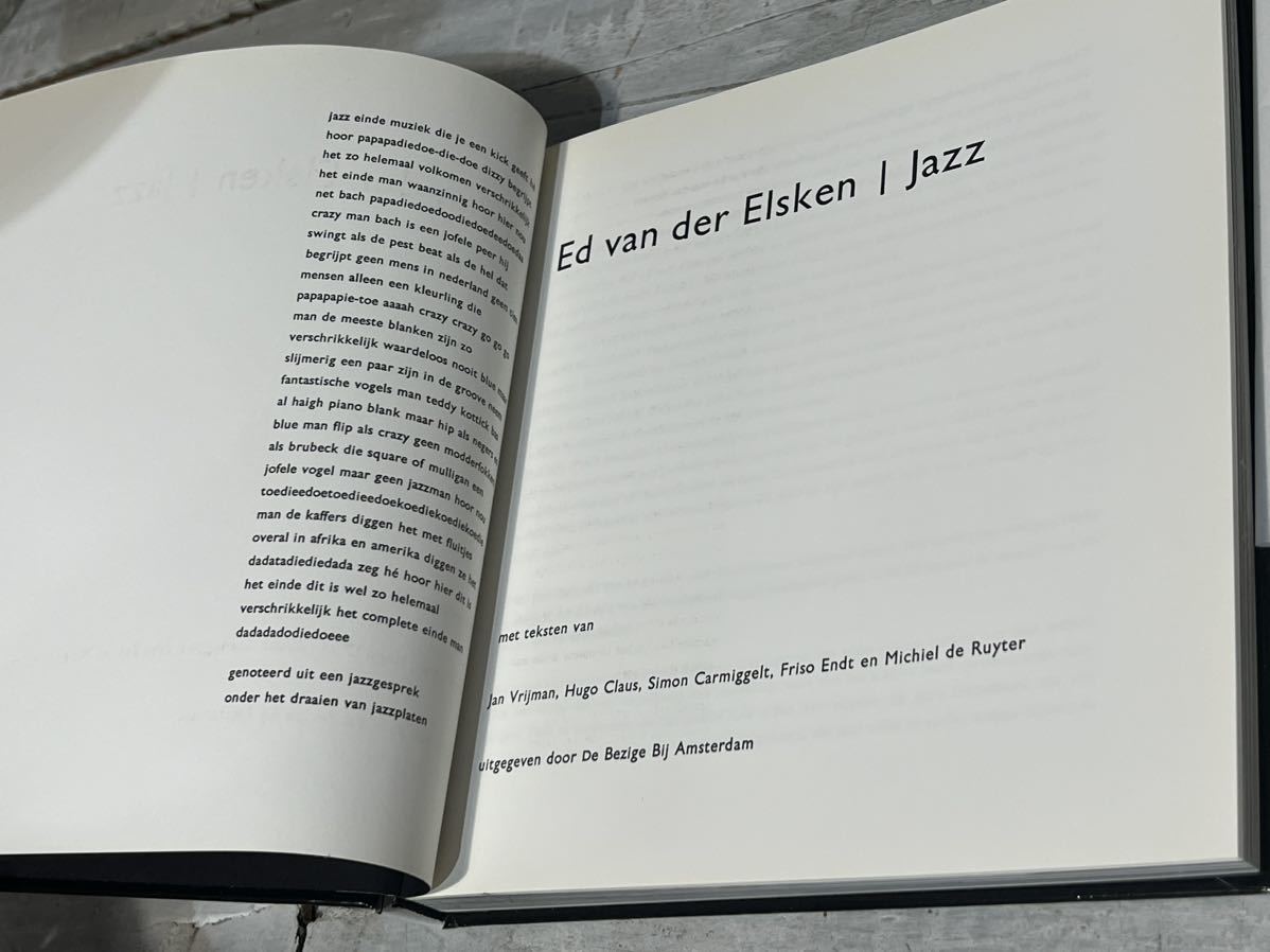 限定値下げ！【貴重ビンテージ】JAZZ Ed Van Der Elsken エドヴァンデルエルスケン 幻の写真集 復刻 ドイツ語 英語冊子付の画像6