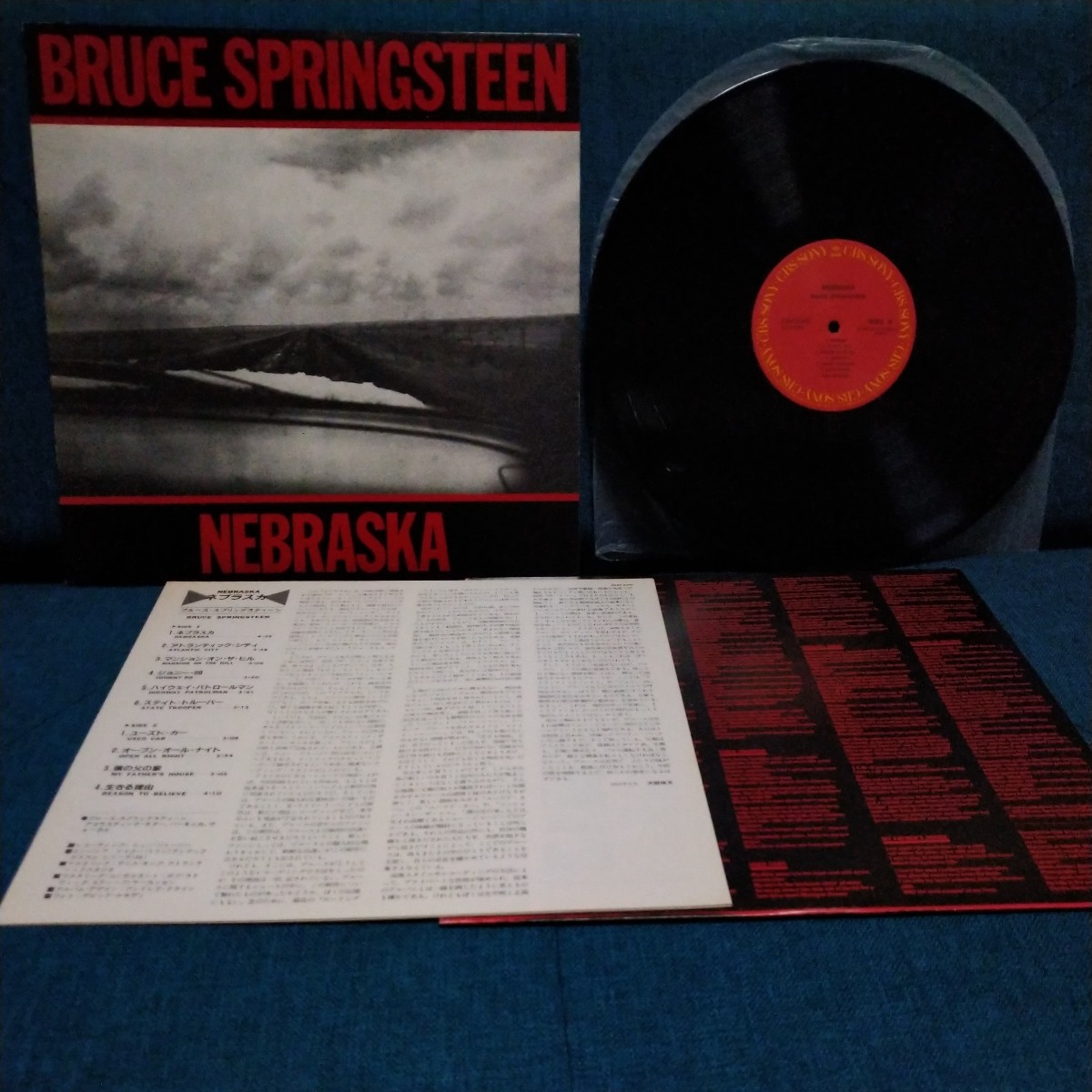 【3000円以上購入で1枚プレゼント！】　LP055 ブルーススプリングスティーン BRUCE SPRINGSTEEN Nebraska ネブラスカ　国内盤_画像1