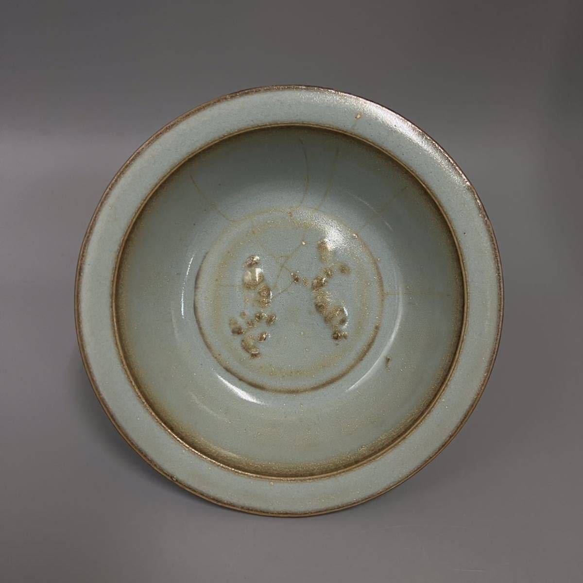 宋代元代古玩龍泉窯茶碗青釉古美術中国時代物-