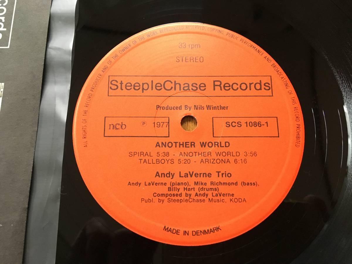 ★ピアノ・トリオ！STEEPLE CHASE アンディ・ラヴァーン ANDY LaVERNE TRIO _画像2