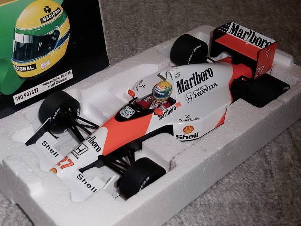 送料込み タバコ仕様 1/18 マクラーレン ホンダ MP4/5B セナ 1990 V10