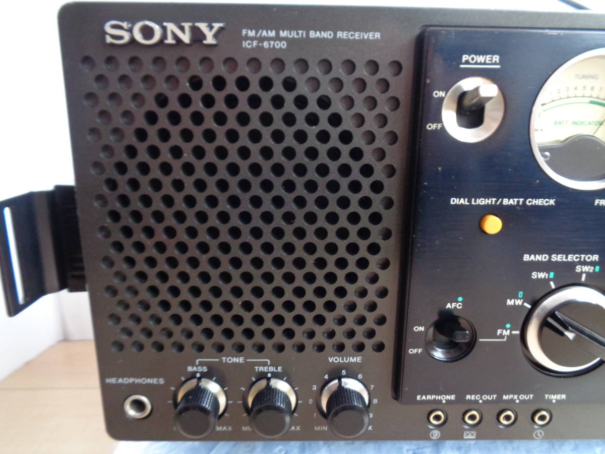 SONY ソニー ICF-6700 SW1～3）整備作動品 5バンドラジオ（FM MW ...
