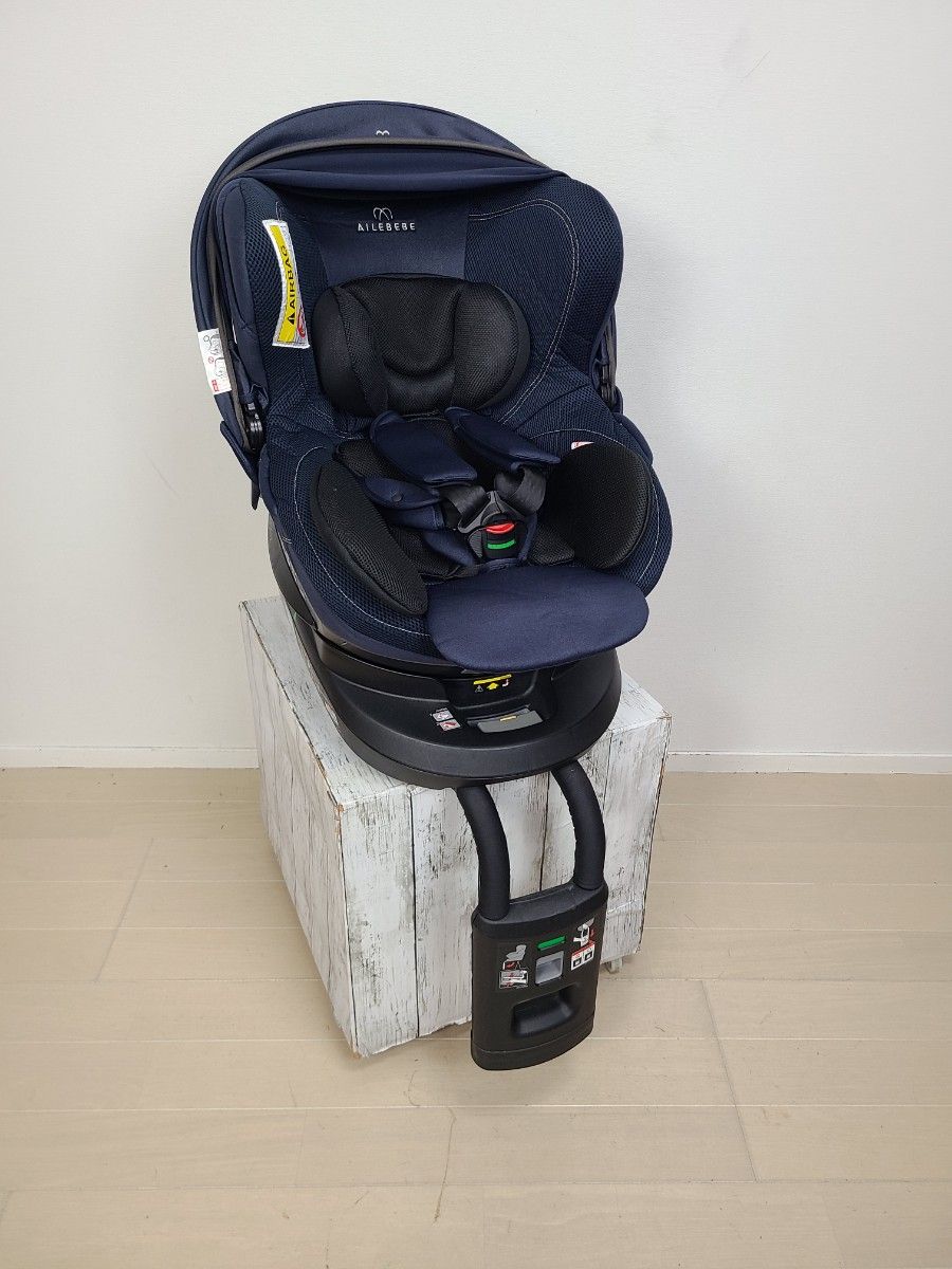 未使用近い チャイルドシート エールべべ クルット 4i グランス ISOFIX-