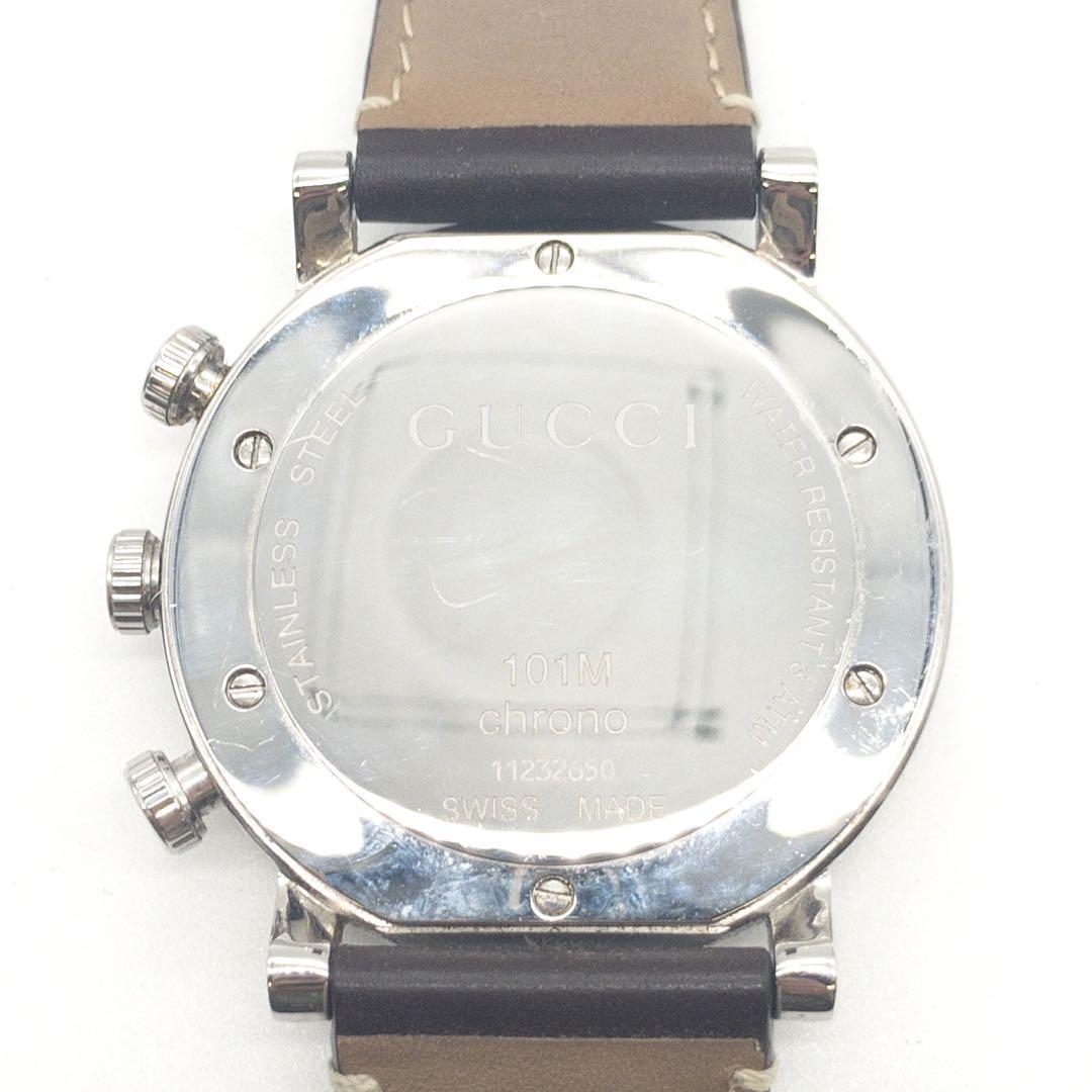稼働品】GUCCI 腕時計 クロノスコープ 101M 11232650-