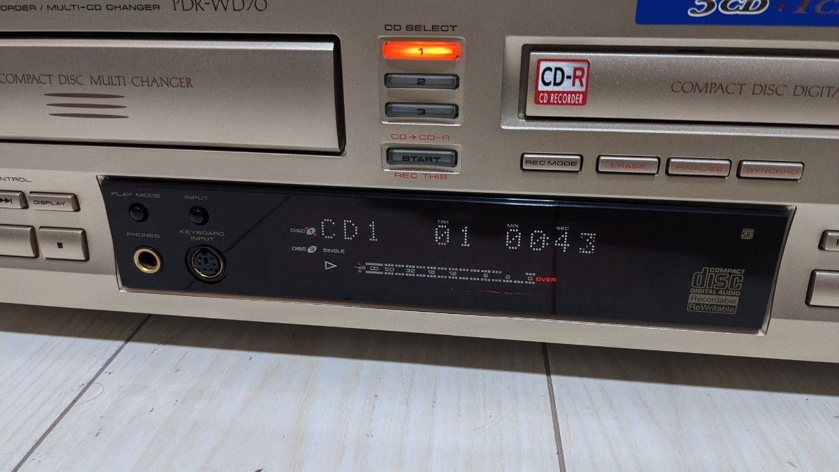 Pioneer パイオニア PDR-WD70 CDレコーダー マルチCDチェンジャー CD