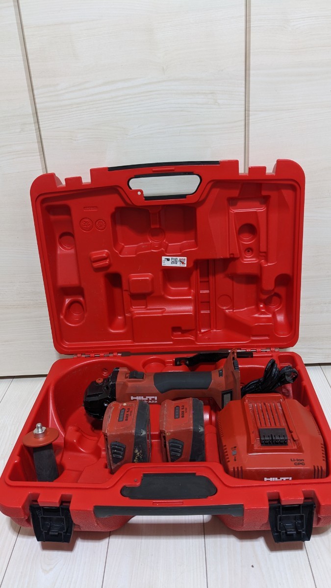 HILTI ヒルティ 充電式アングルグラインダー AG 4S-A22-100