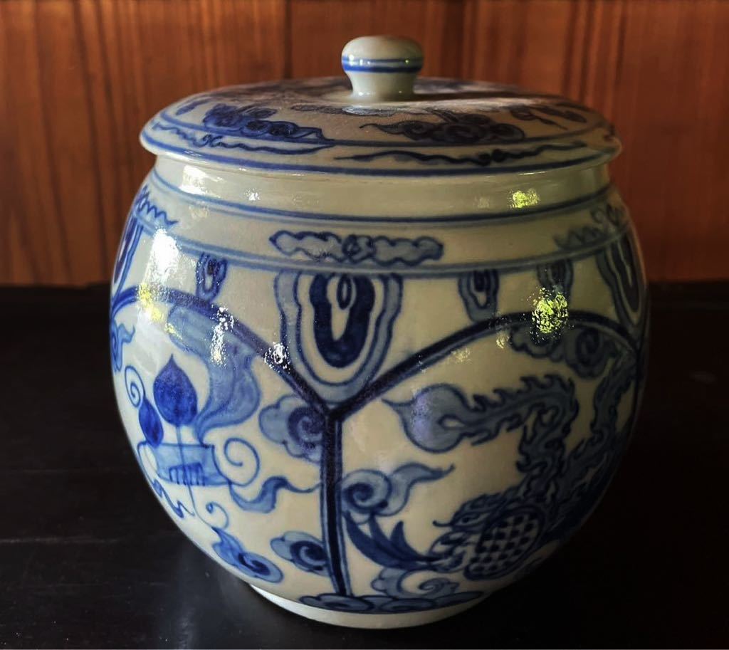 染付 中国 明時代 アンティーク 置物 壺 収蔵品 陶芸 | huroncmh.org