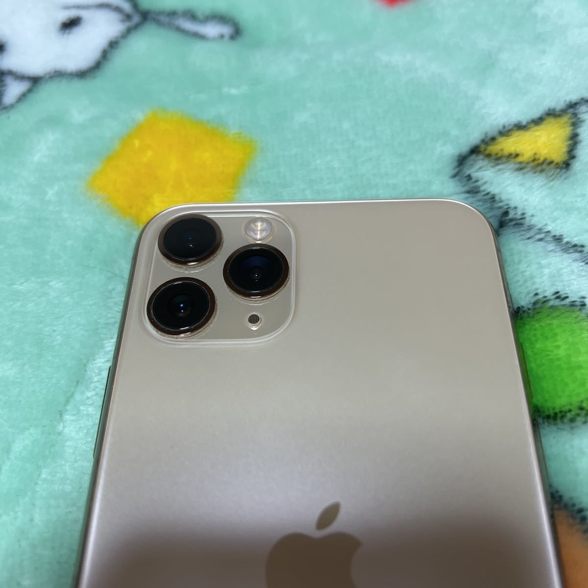 035 iPhone 11Pro 64Gゴールド シムフリー 純正新品バッテリー