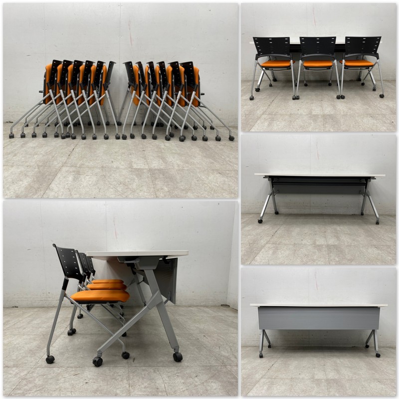 R2835☆美品☆イトーキ×オカムラ☆ミーテング16点set☆オフィス☆会議