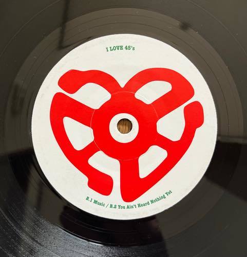 EP レコード Muro / I Love 45's ・La Da Da・Music・You Ain't Heard Nothing Yet IL 454_画像4