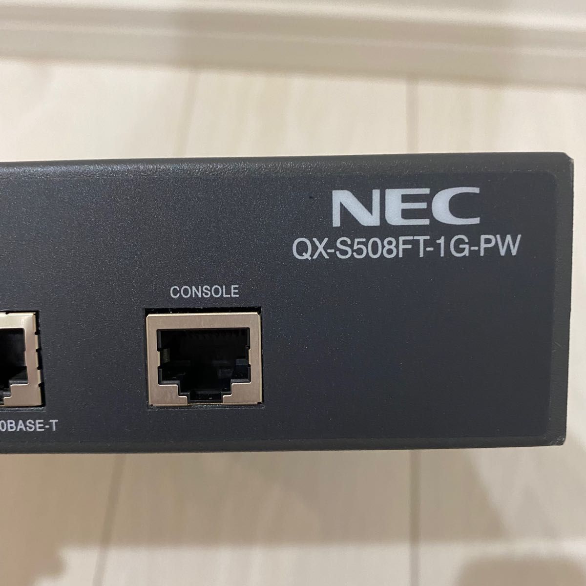 NEC QX-S508FT-1G-PW スイッチングハブ