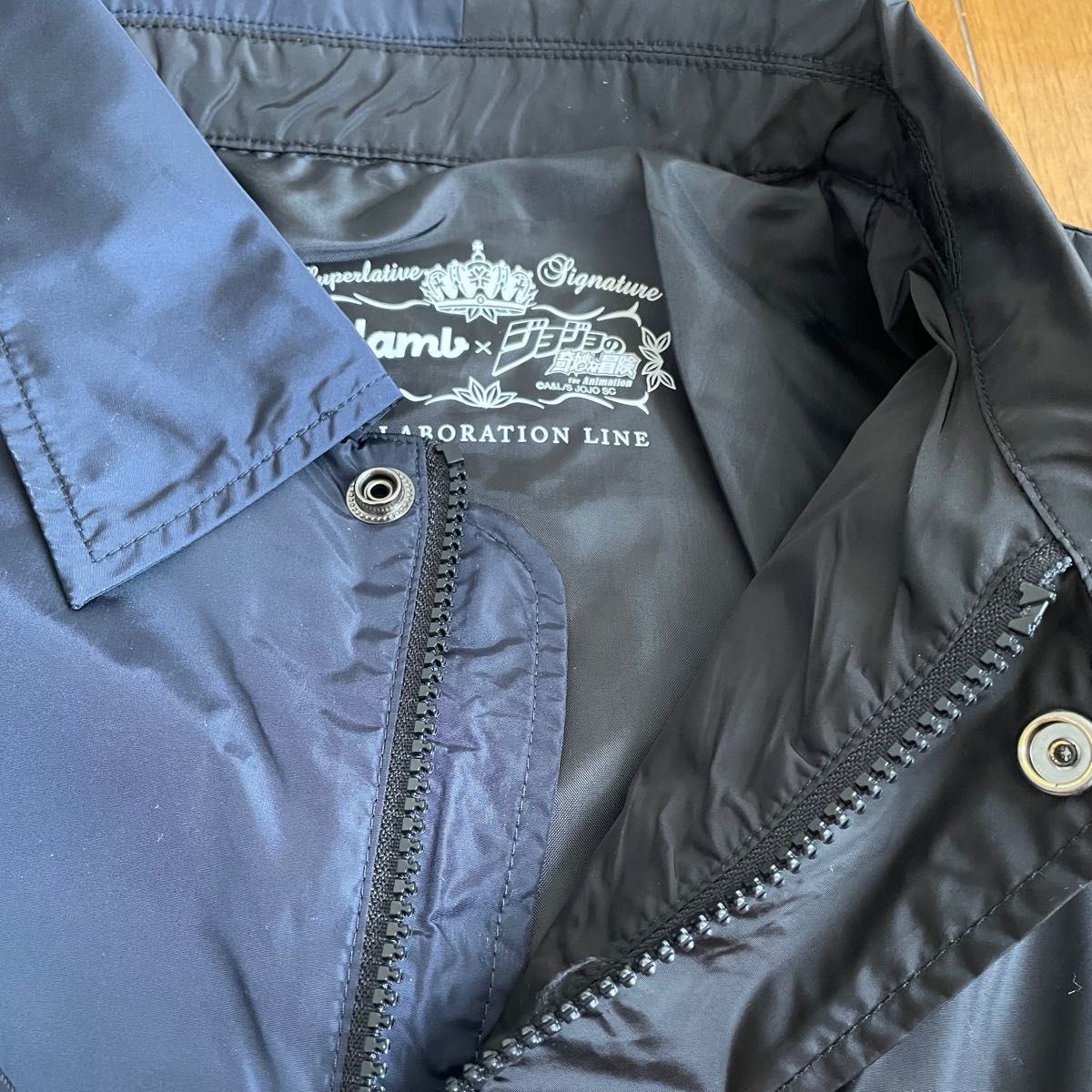 glamb ORA vs MUDA coach jacket ジョジョの奇妙な冒険コラボレーションアイテム