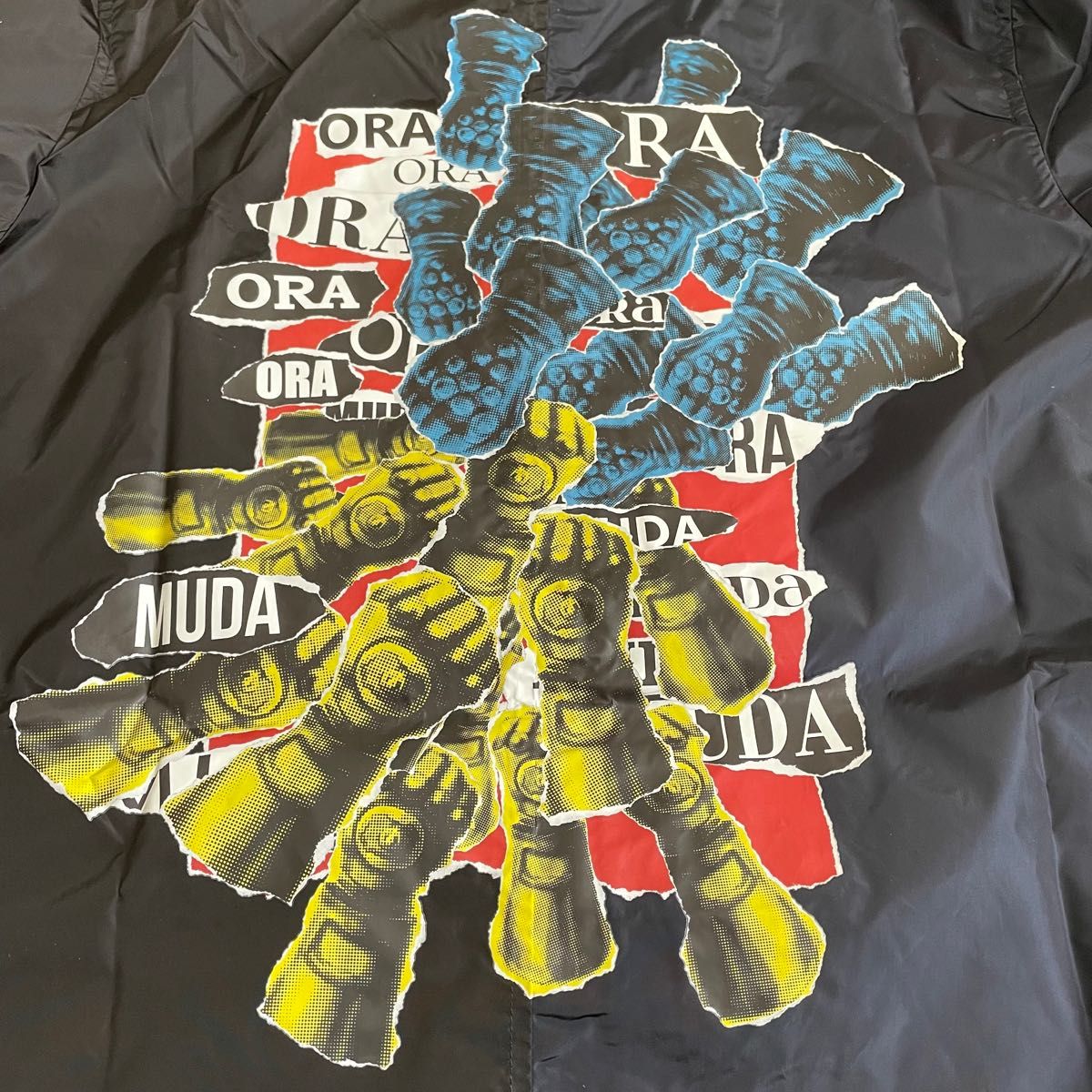glamb ORA vs MUDA coach jacket 【ジョジョの奇妙な冒険 glamb ORA vs MUDA coach jacket 【ジョジョの奇妙な冒険