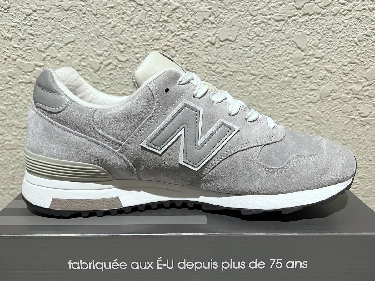 USA製 New Balance M1400JGY GRAY US10 28cm アメリカ製 米国製 スウェード NB グレー Made In USA スニーカー_画像7