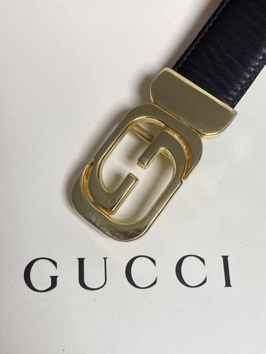 日本未発売GUCCI グッチ ベルト リバーシブル(黒、茶色) ベルト