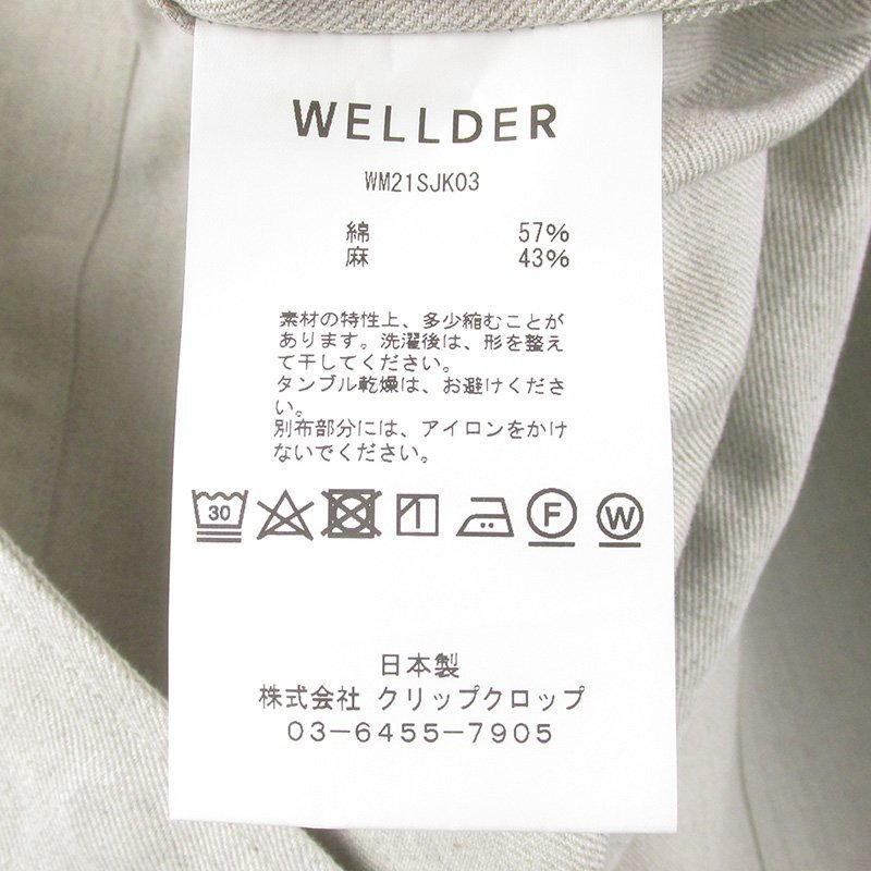 LAJ22047 WELLDER ウェルダー Barn Coat バーンコート WM21SJK03 4 未使用_画像6