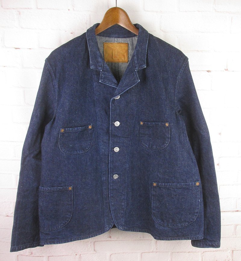 MAJ22101 WAREHOUSE ウエアハウス 2161 TAILOR STYLE DENIM JACKET テーラースタイル デニムジャケット 38