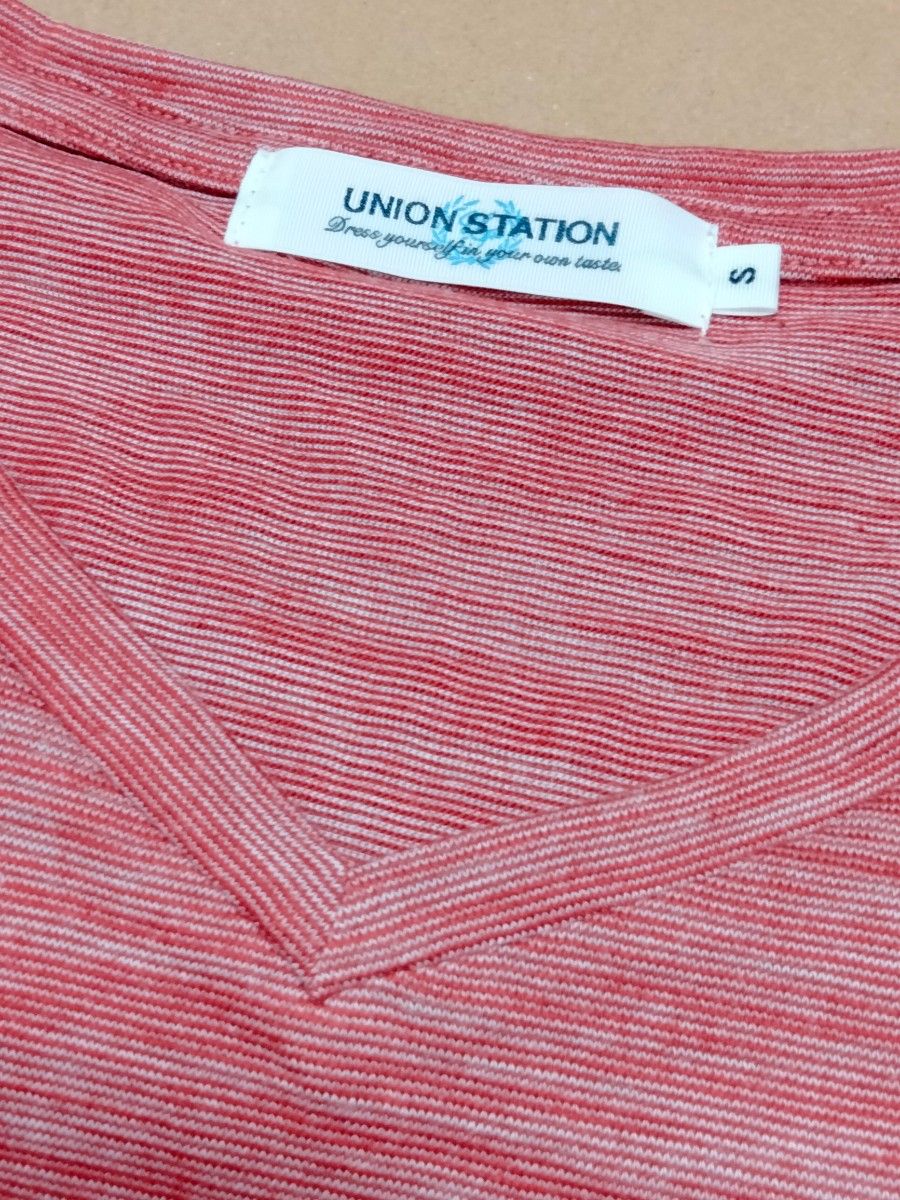 【美品】union station UNION STATION ユニオンステーション 長袖 トップス カットソー レディース