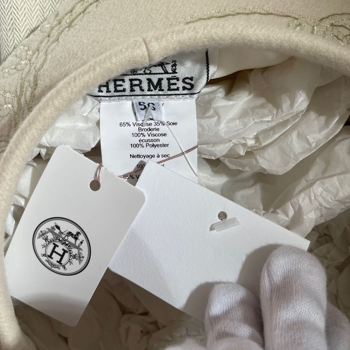 新作 エルメス HERMES フィネスのベレ・サントノレ 帽子 ベレー帽 56｜Yahoo!フリマ（旧PayPayフリマ）