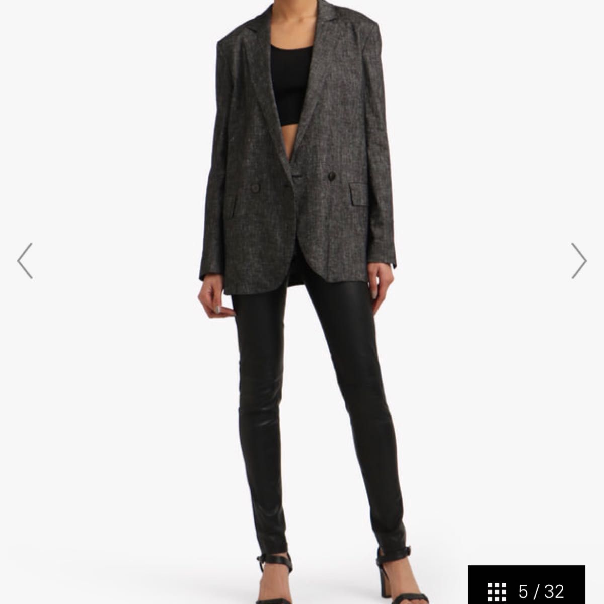 Theory セオリー レザースキニーパンツ ブラック 新品 神崎恵