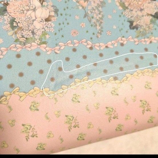 新品未使用 フランシュリッペ 長財布 うさぎ ブーケ 花柄 リボン ゆめ